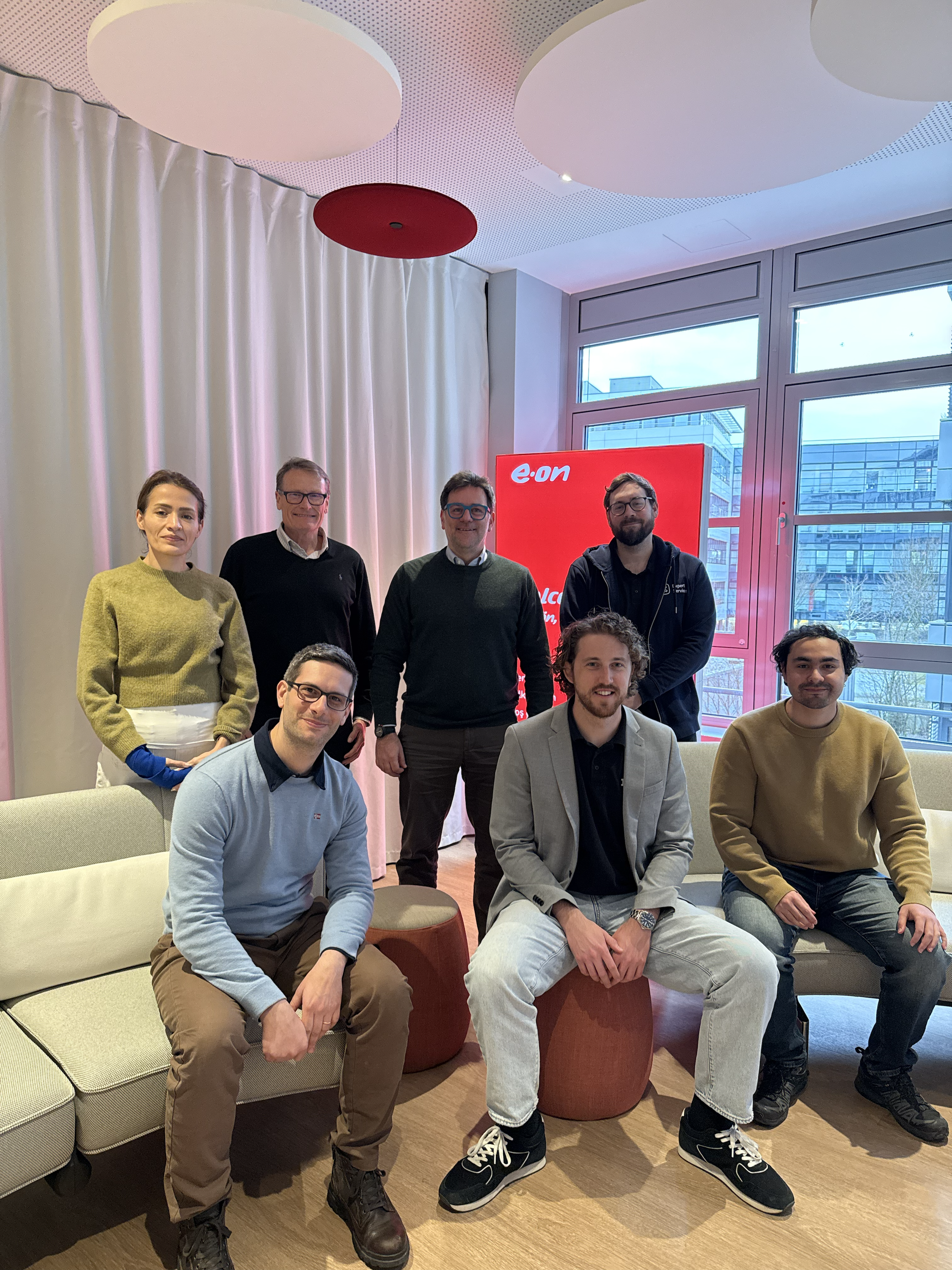 Group picture from a workshop with Naeimeh, Arath, Giorgio, Corey, Gabriele, Bob and Nico. Photo credit: Corey O’Meara.