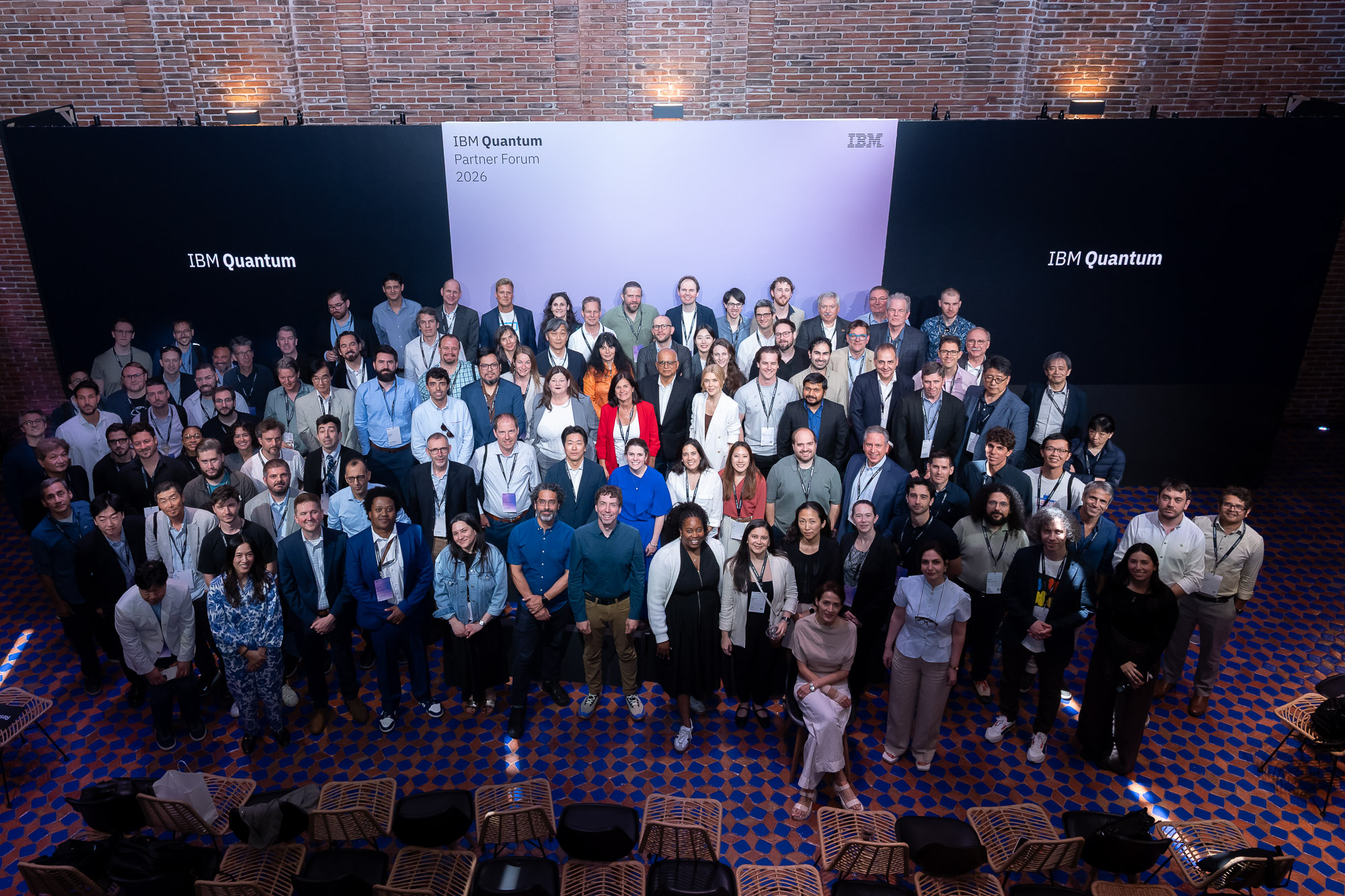 Group picture of not all but many participants of the IBM Quantum Partner Forum 2026. Photo credit: IBM.